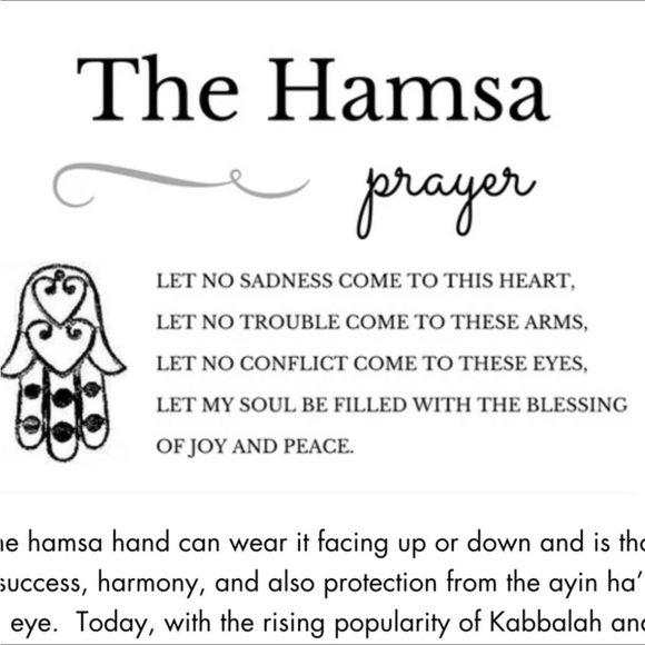 Lapis Hamsa mala necklace/bracelet 6 mm - Picture 4 of 7